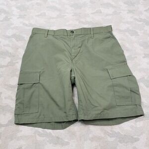Propper Shorts Mens Large Green Cargo Pockets Tactical Rip Stop Combat